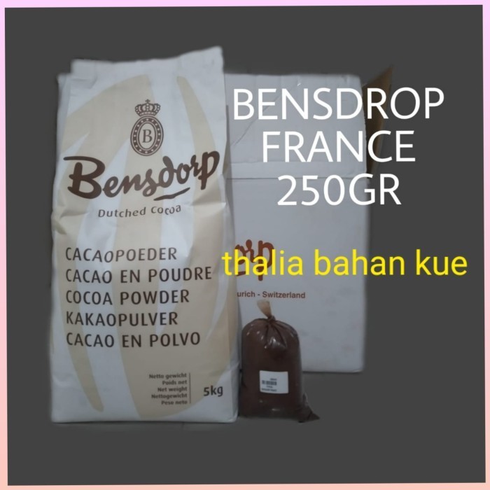 

BENSDORP FRANCE 22/24 - 250GR ECER, DARK COKLAT BUBUK IMPORT TERBAIK K01