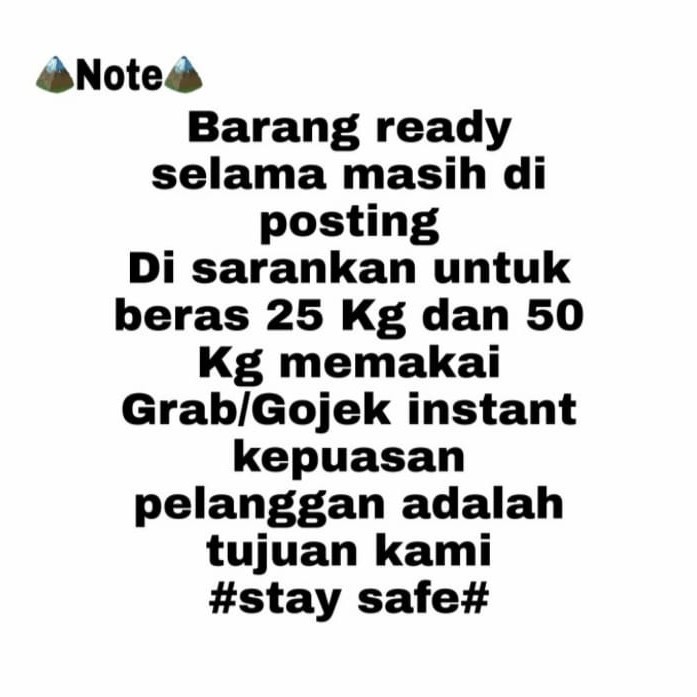 

BERAS ZAKAT PUTIH BAGUS 100% ORIGINAL 3KG K01