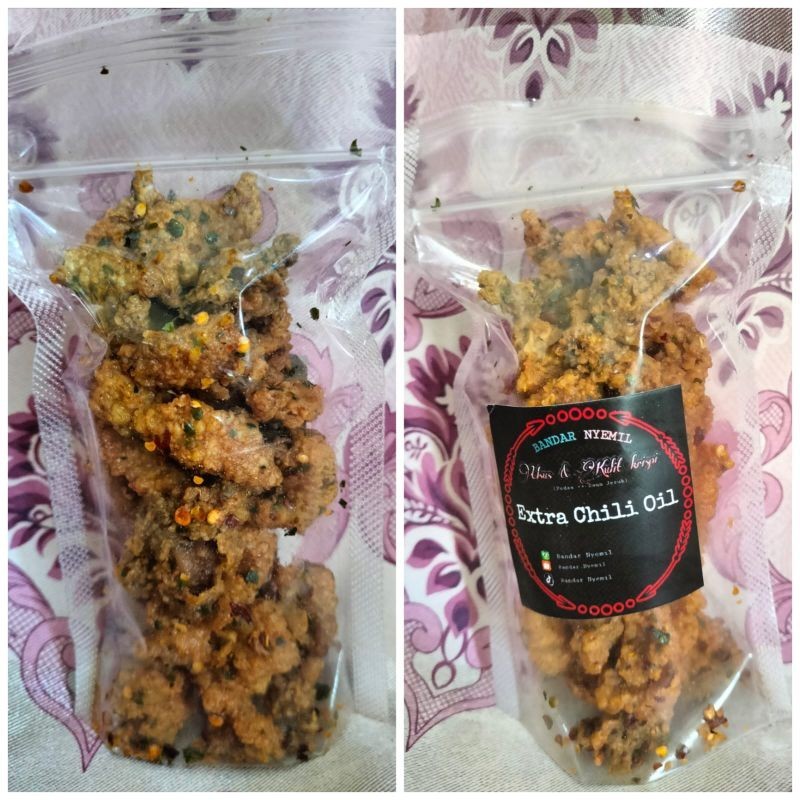

kulit krispy pedas++ daun jeruk 70gram