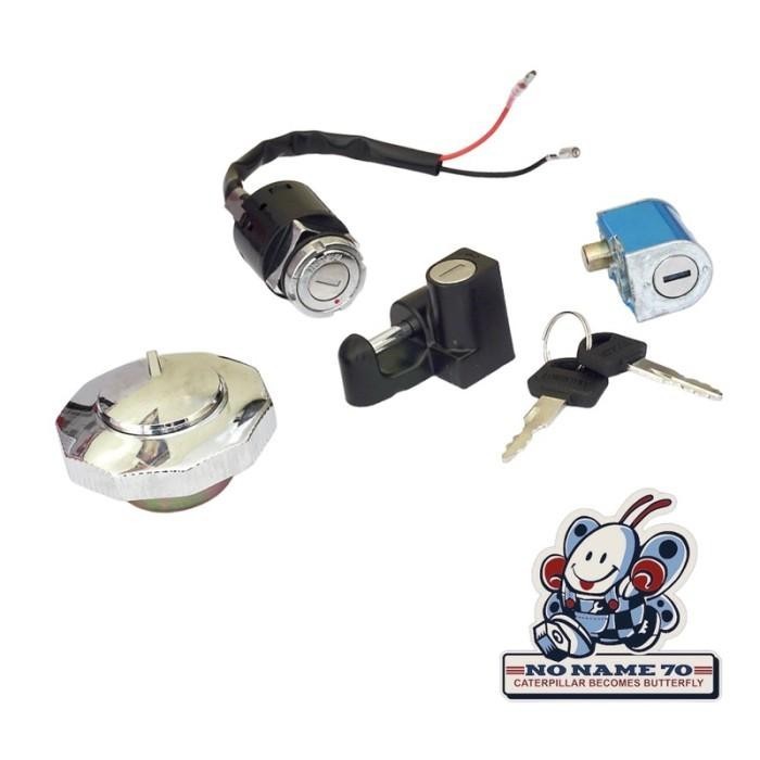 Kunci Set Keyset Kontak Tangki Helm Stang Honda Cb100 Cb125 Cb 100 125 Import Premium