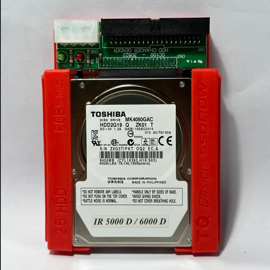 

HARDISK MESIN FOTOKOPI CANON IR 5000/6000D