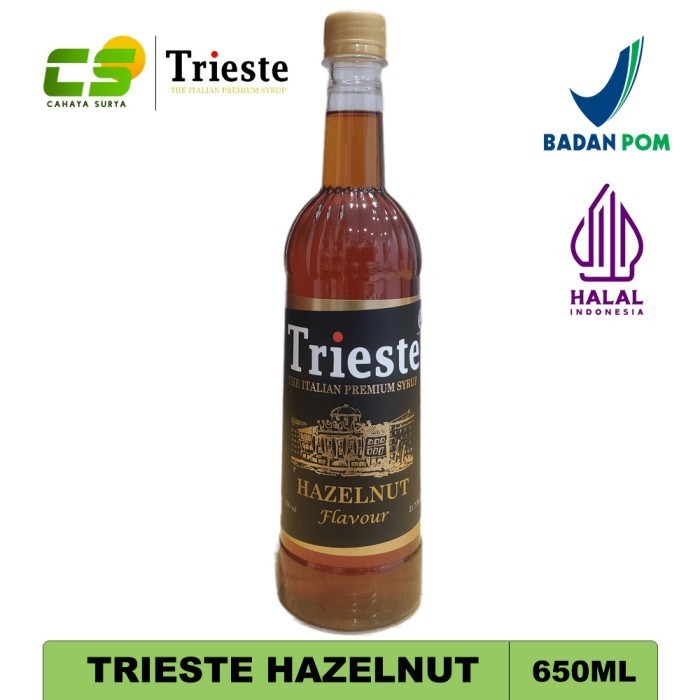 

Trieste Syrup Hazelnut - Sirup Rasa Hazelnut - 650 Ml