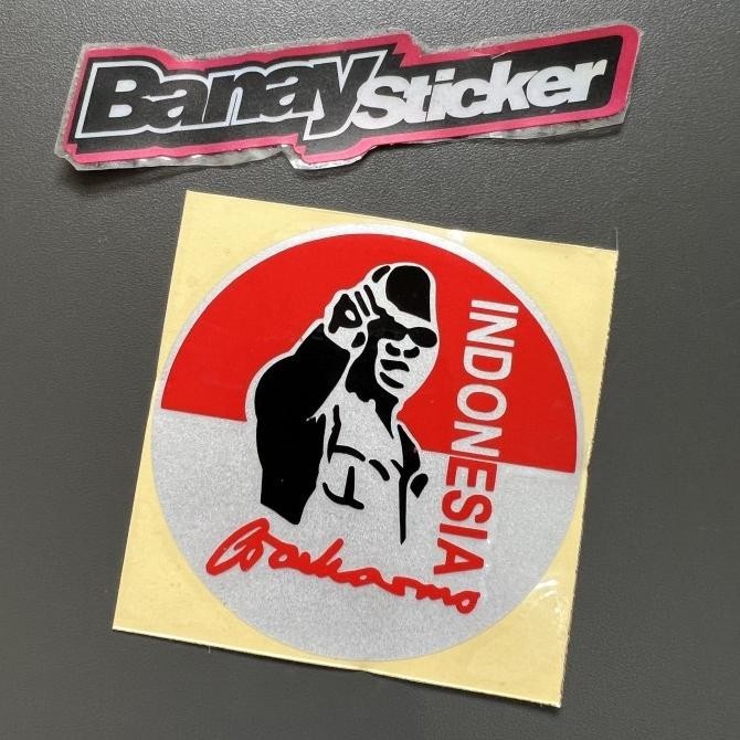 Sticker Stiker Soekarno Cutting