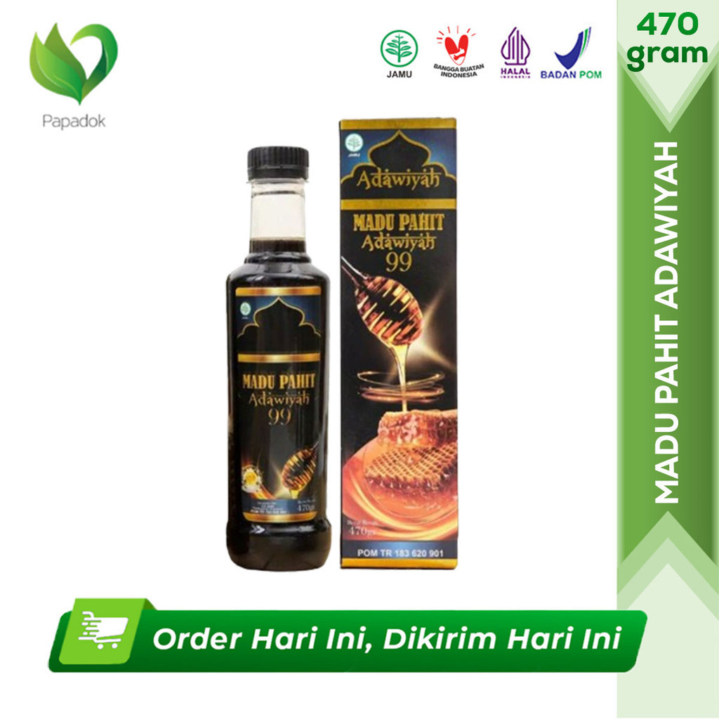 

Madu Pahit Hitam Adawiyah 99 Madu Hitam Menurunkan Kolesterol Madu Pahit Meningkatkan Imunitas 470gr