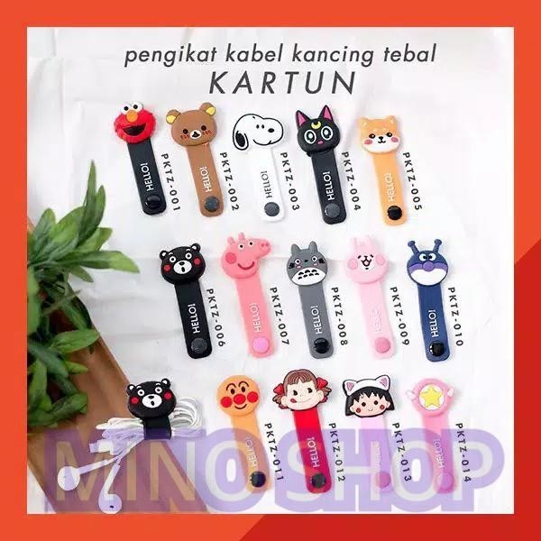 

PENGIKAT KABEL - PENJEPIT KABEL CHARGER MODEL KANCING TEBEL KARTUN