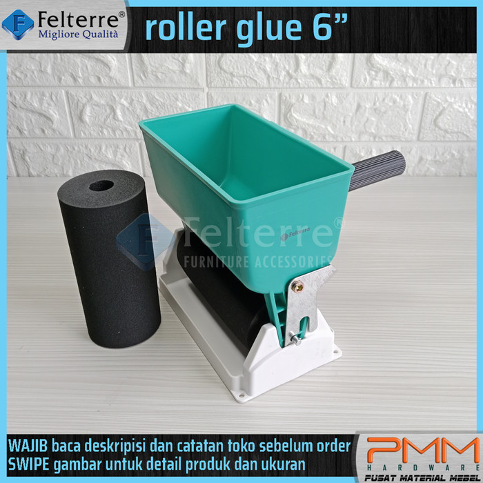

ROLLER LEM 6"/ ROLLER GLUE/ALAT PERATA LEM/GLUE APPLICATOR FELTERRE