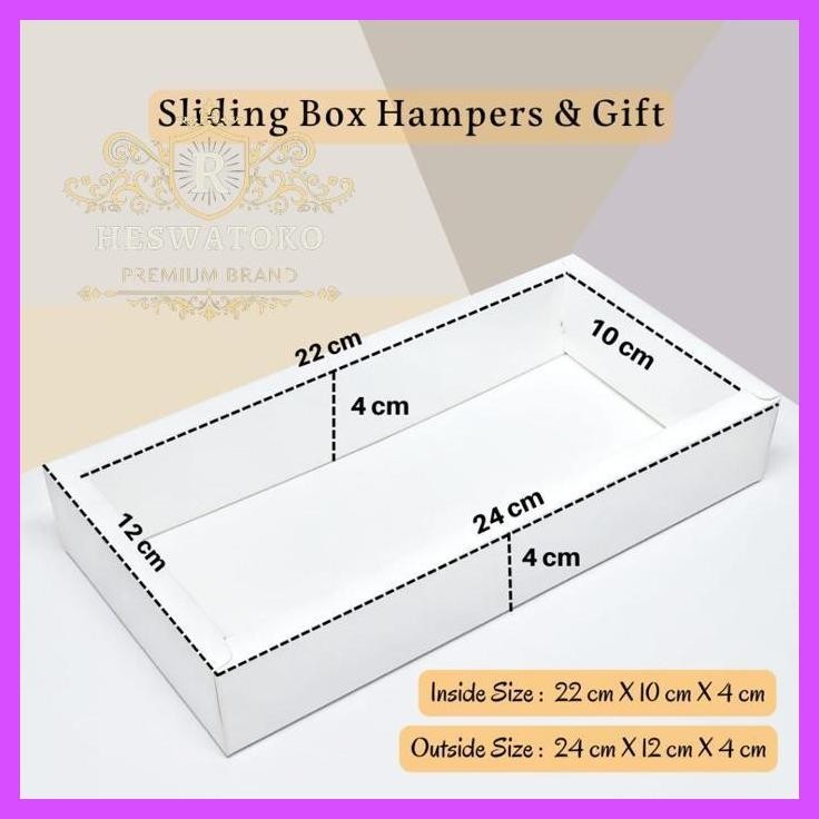 

Beli 2 Murah Box Sliding Polos Besar + Mika ( 5 Pcs ) / Sliding Box / Kemasan / Gift / Hampers / Hijab / Packaging