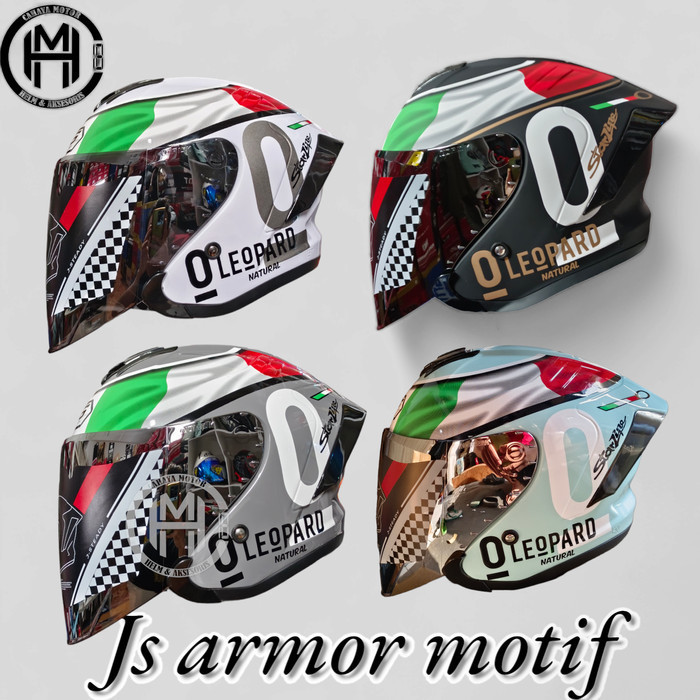 Helm Js Armor Motif LeopardHalf Face