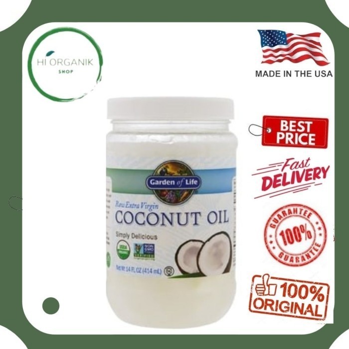 

Extra Virgin Coconut Oil Garden Of Life/Minyak Kelapa Extra Virgin/Vco