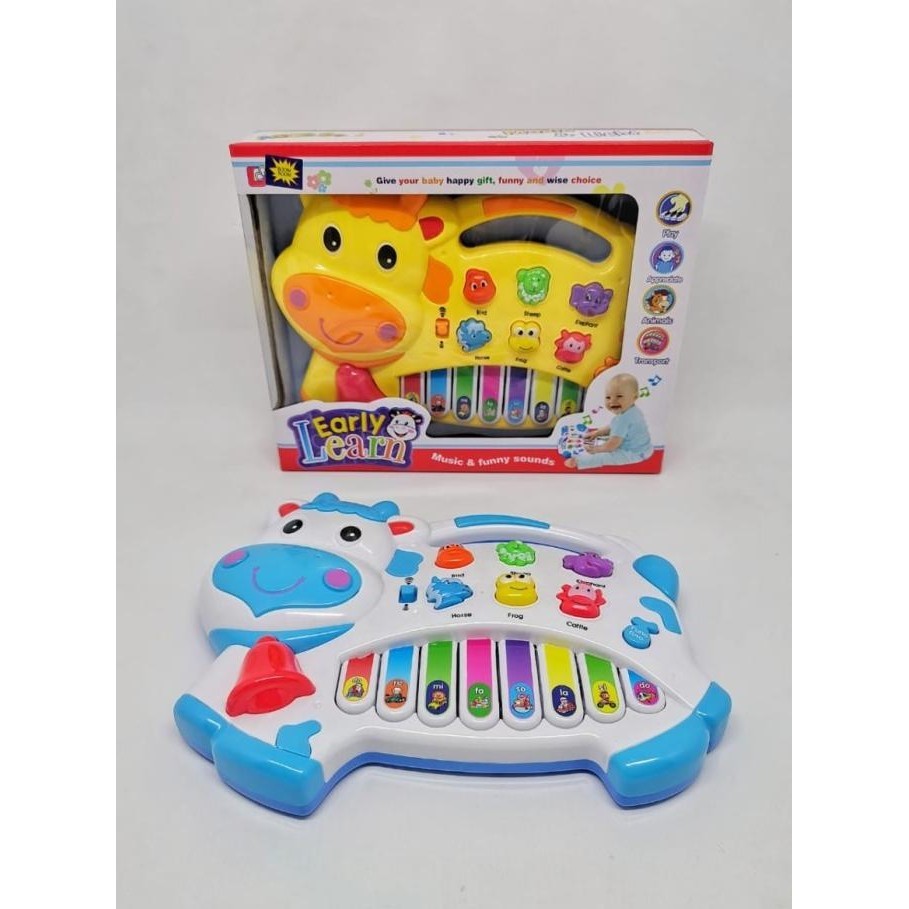 MAINAN BAYI PIANO ANAK EARLY LEARN PIANO SAPI