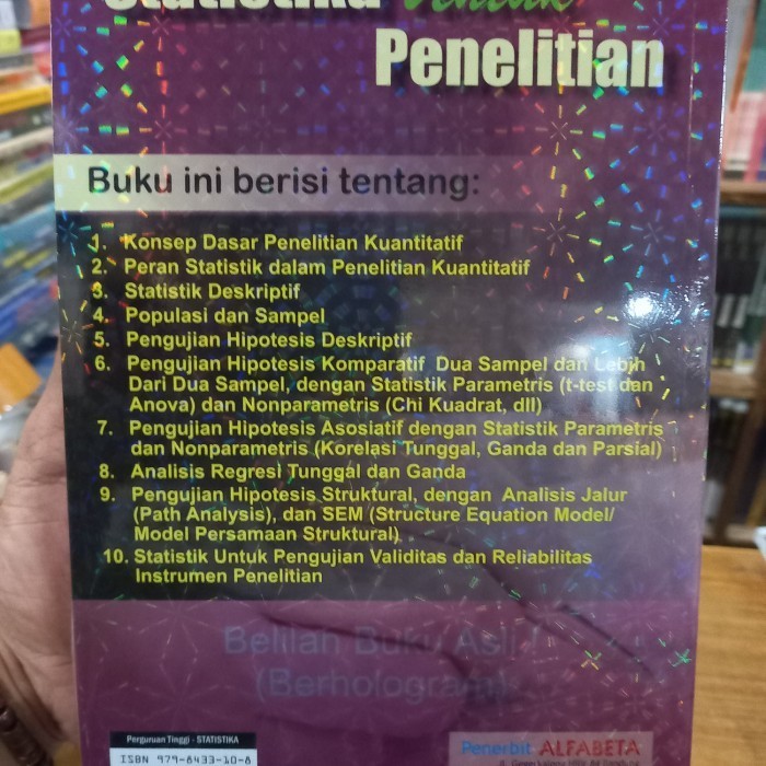 

Statistika Untuk Penelitian Prof. Dr. Sugiyono