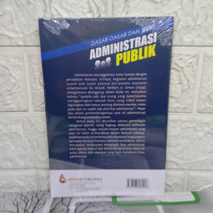 

Buku Dasar-Dasar Dan Teori Administrasi Publik