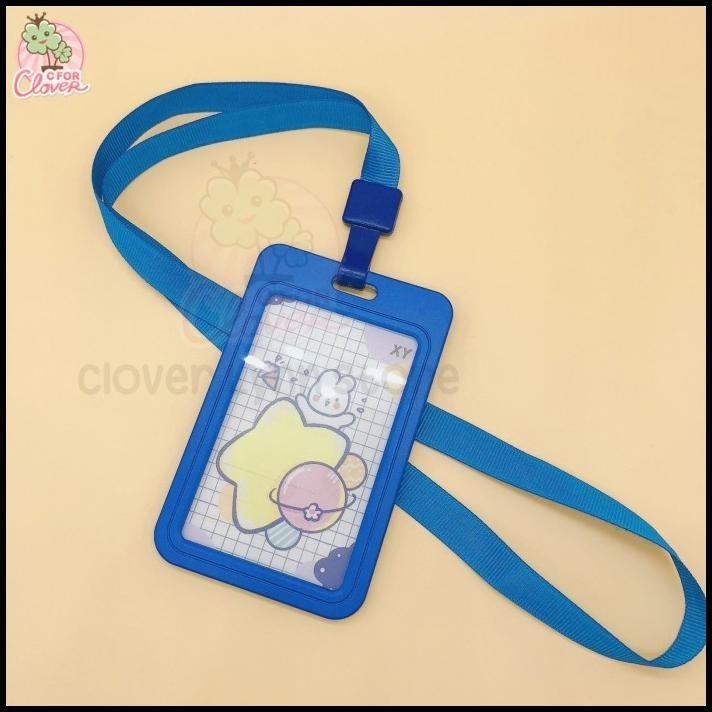 

HOT DEAL LANYARD SIMPLE COLOUR ID STUDENT SCHOOL CARD HOLDER KARTU GANTUNGAN !!!!