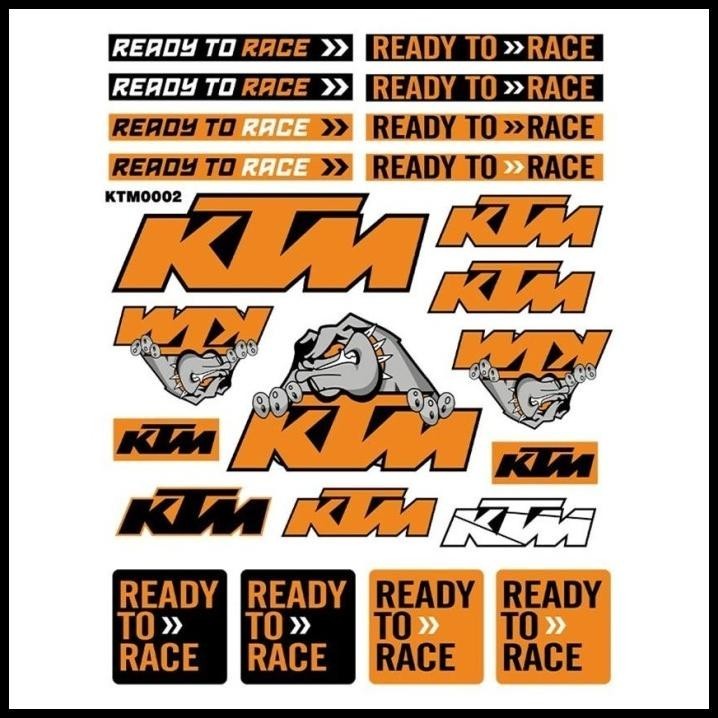 

TERBARU STIKER PRINT CUT KTM STIKER PRINTING LAMINASI GLOSSY TAHAN AIR STIKER !!!!!!