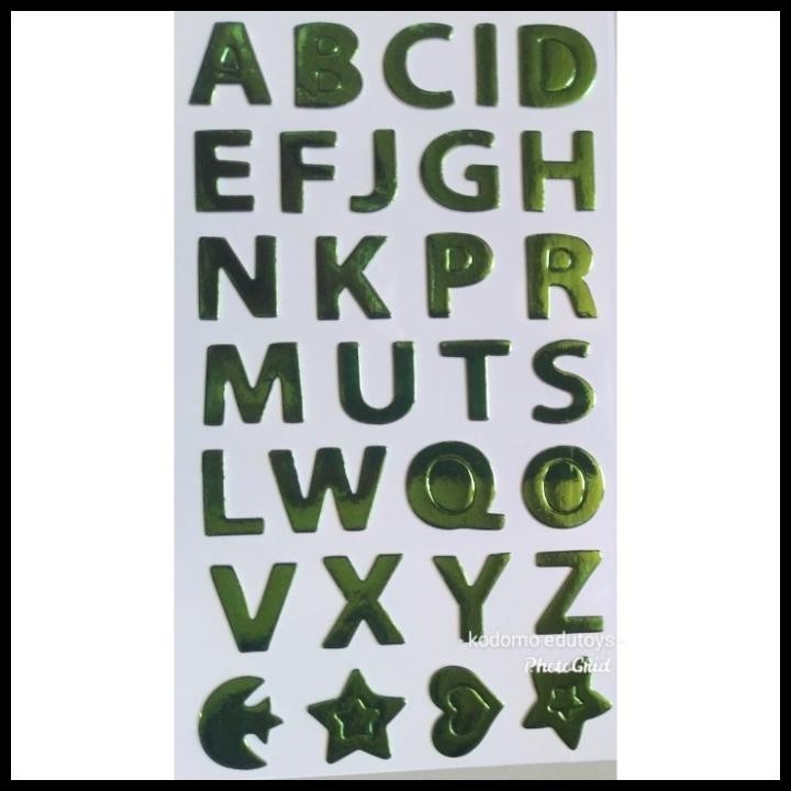 

TERBARU STICKER STIKER TIMBUL ABJAD ALPHABET 2536 !!!!!