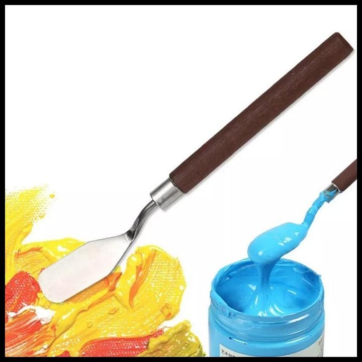 

BEST DEAL 5PCS SPATULA PALET SET PISAU LUKIS UKIR MINYAK CAT PALETTE HIAS KUE !