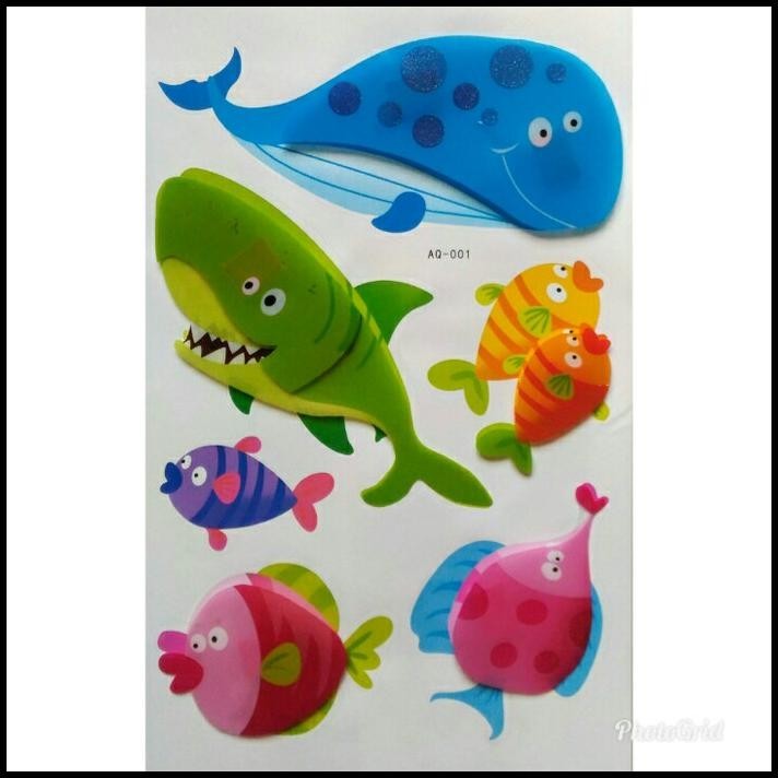 

GRATIS ONGKIR STICKER STIKER ANAK TIMBUL IKAN FISH !!!!!