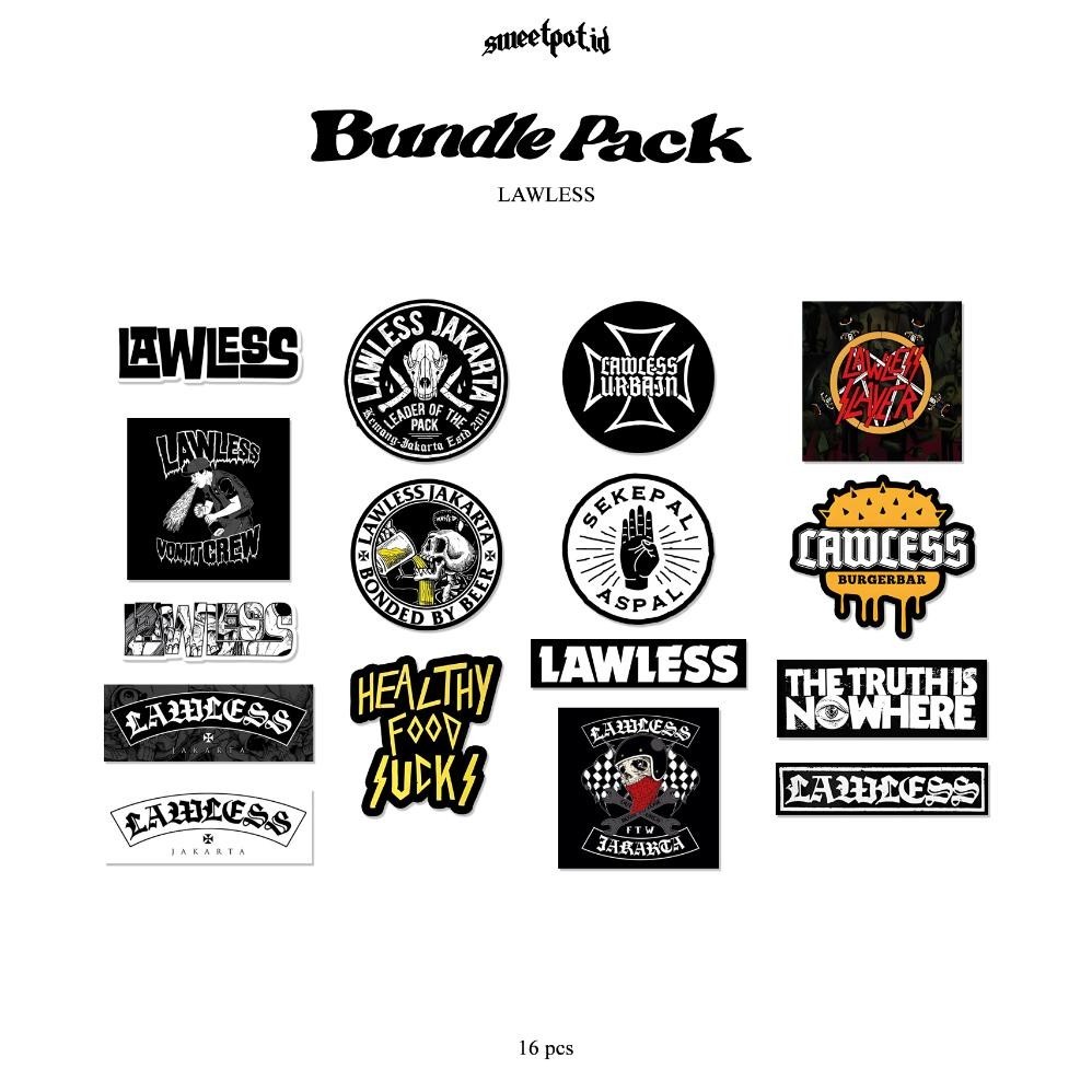 

(Bisa Cod) Sticker Pack [Lawless Pack] / Sticker Aesthetic / Sticker Random Isi 5 / Sticker Metal / Sticker Pop / Sticker Indie / Sticker Band(Bisa Cod) Sticker Pack [Lawless Pack] / Sticker Aesthetic / Sticker Random Isi 5 / Sticker Metal / Sticker Pop /