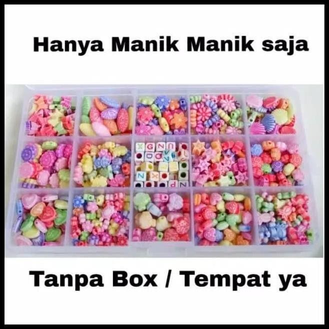 

BEST DEAL PAKET ISI ULANG MERONCE / ART SET / DIY AKSESORIS TANPA BOX