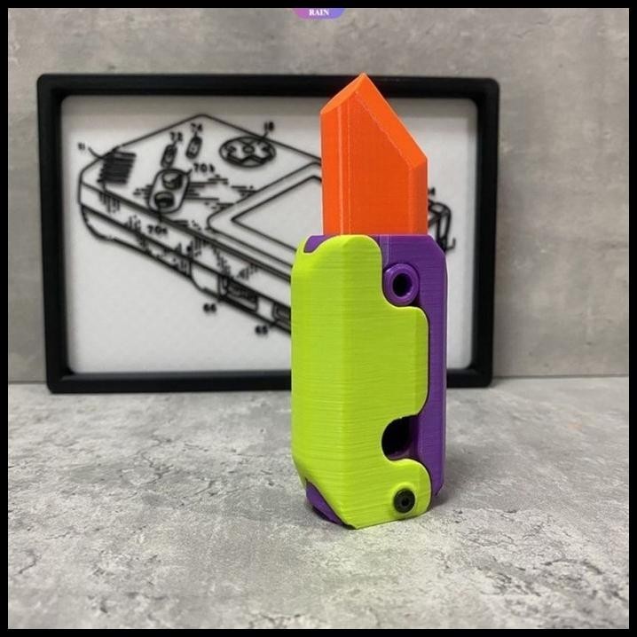 

TERMURAH 2023 GRAVITY CARROT KNIFE 3D PRINTING TOY !!