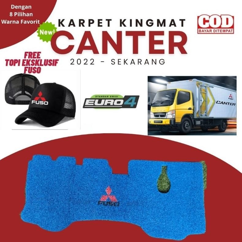 Karpet Mie untuk Truk Canter atau Karpet Mobil Canter, Karpet Canter dengan Logo Tiga Berlian Origin