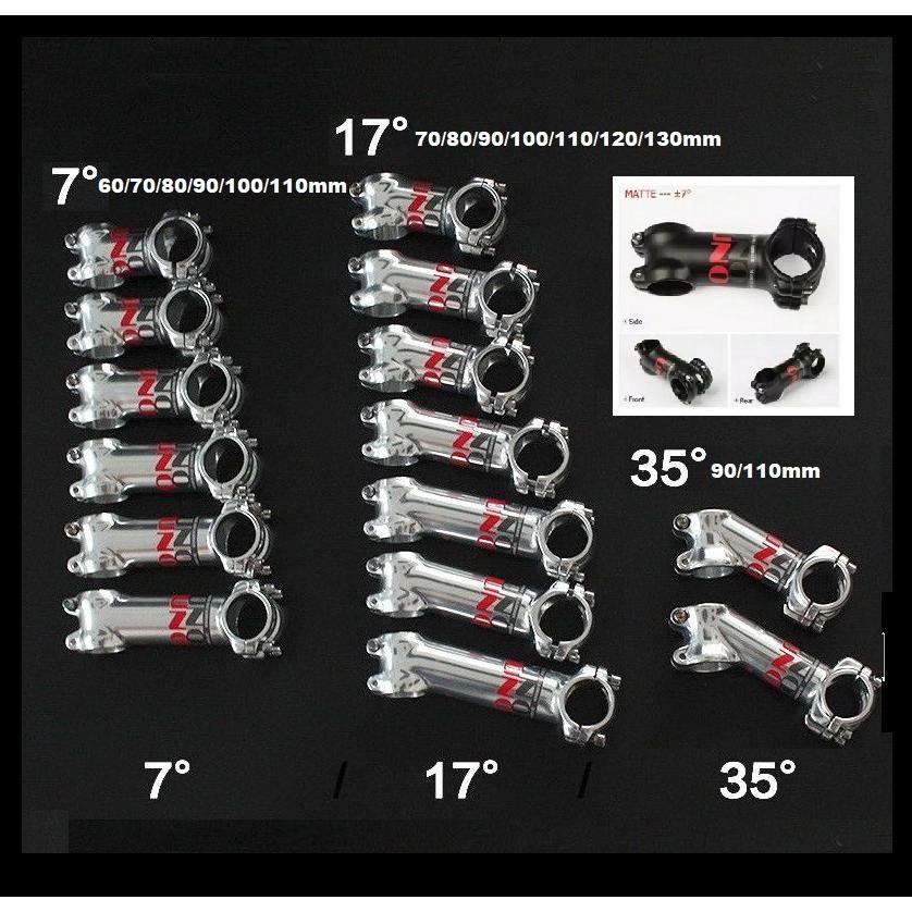 Premium Stem Sepeda Uno Chromoly 60 70 80 90 100 110 120 Mm 7 17 35 Derajat 6 7 8 9 10 Cm Mtb Road B