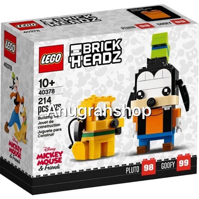 LEGO 40378 BRICKHEADZ Goofy & Pluto - Blocktopia