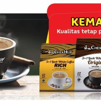 

Chek Hup King 3In1 Ipoh White Coffee / Kopi Check Hup King