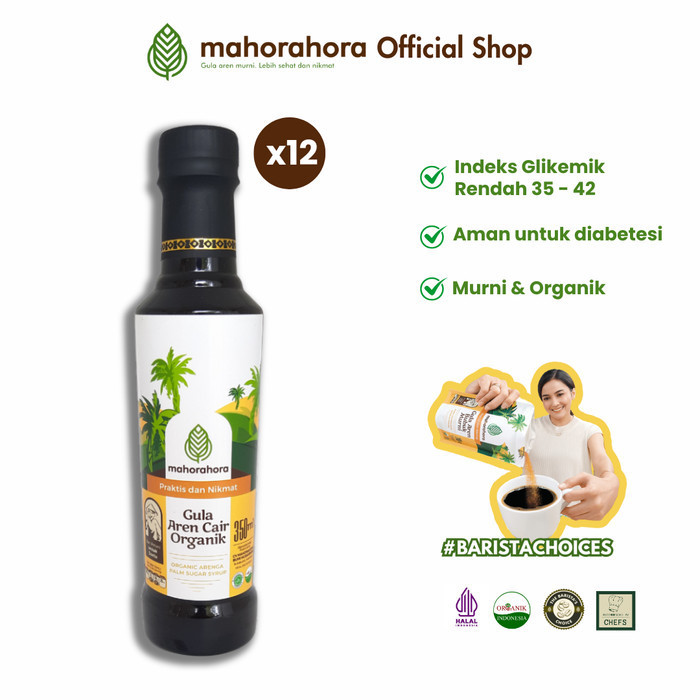 

Gula Aren Cair Murni Dan Organik Mahorahora 350Ml - Isi 12Pcs - Adelineez