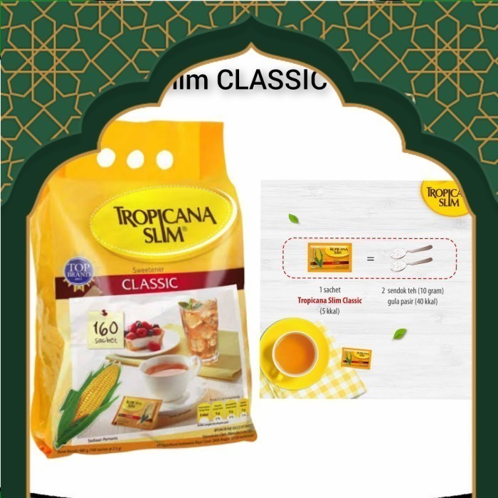 

Tropicana Slim Classic 160 Sachet I Gula Rendah Kalori - Adelineez