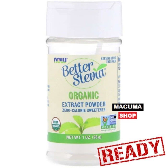 

Now Better Stevia Organic Extract Powder 28 Gr/Gula Stevia - Adelineez