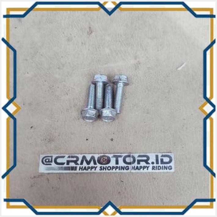 [mbg] original baut bolt 10 tutup cover kubah head blok block mesin honda vario 125 150 ori copotan 
