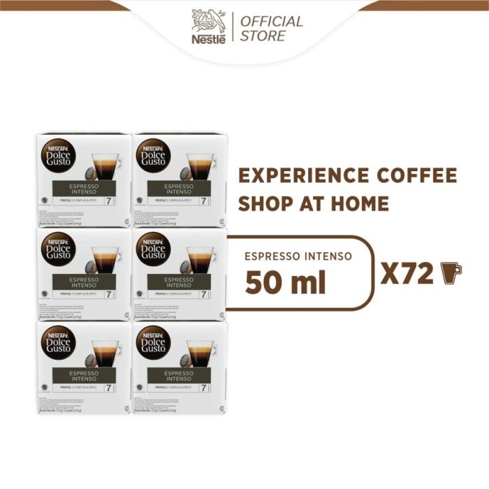 

Capsule Ndg Nescafe Dolce Gusto Espresso Intenso 6 Box (72 Kapsul)