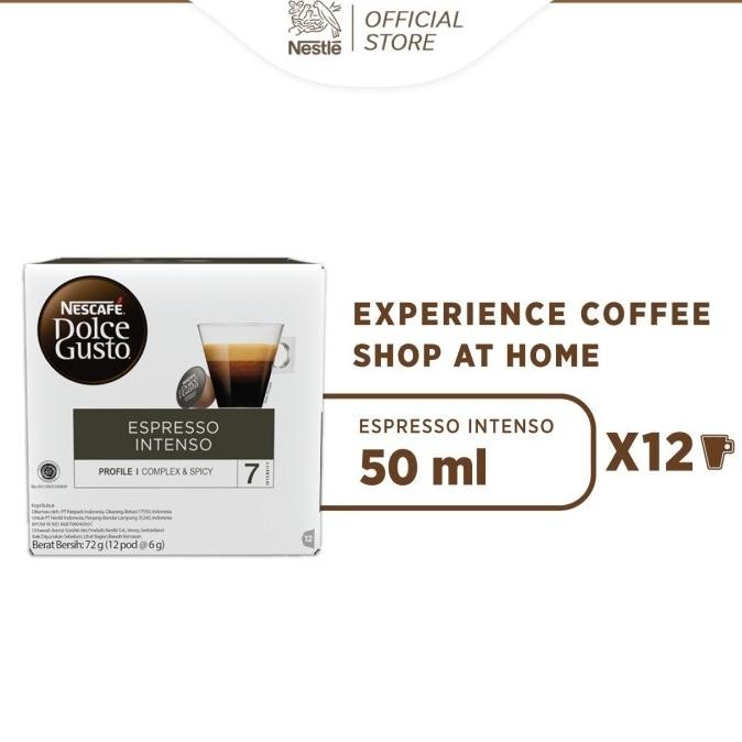 

Nescaf Dolce Gusto Espresso Intenso 1 Box (12 Kapsul = 12 Gelas)