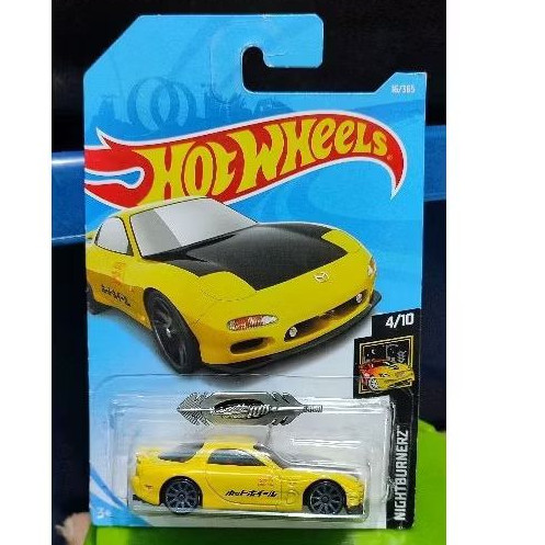 Hotwheels Mazda RX 7 Option D Yellow Reguler