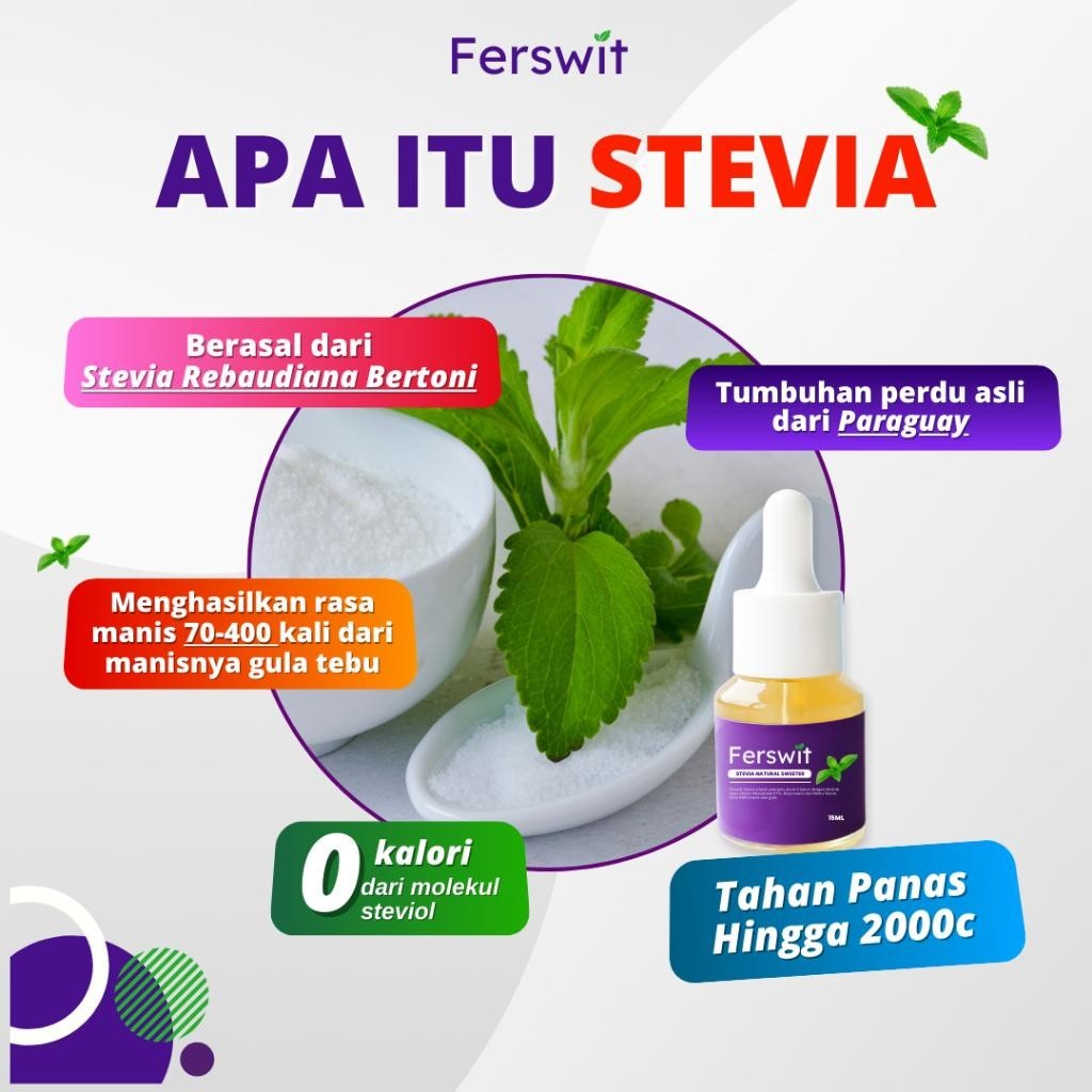 

Original Ferswit Stevia Alami 100% Original Kualitas Terbaik