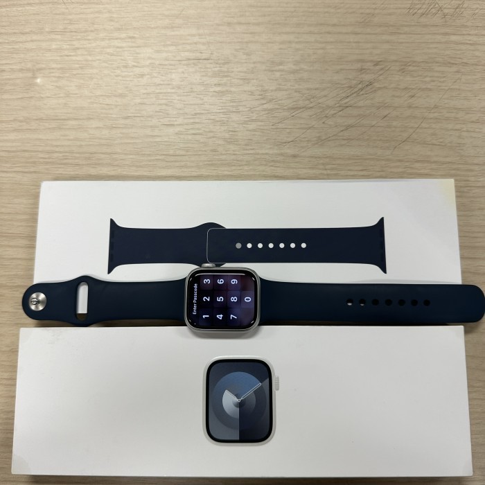 APPLE WATCH SERIES 9 41MM SILVER BLUE SECOND PEMBELIAN JANUARI