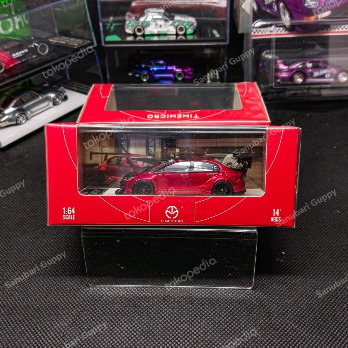 TIME MICRO HONDA CIVIC FD WIDEBODY RED
