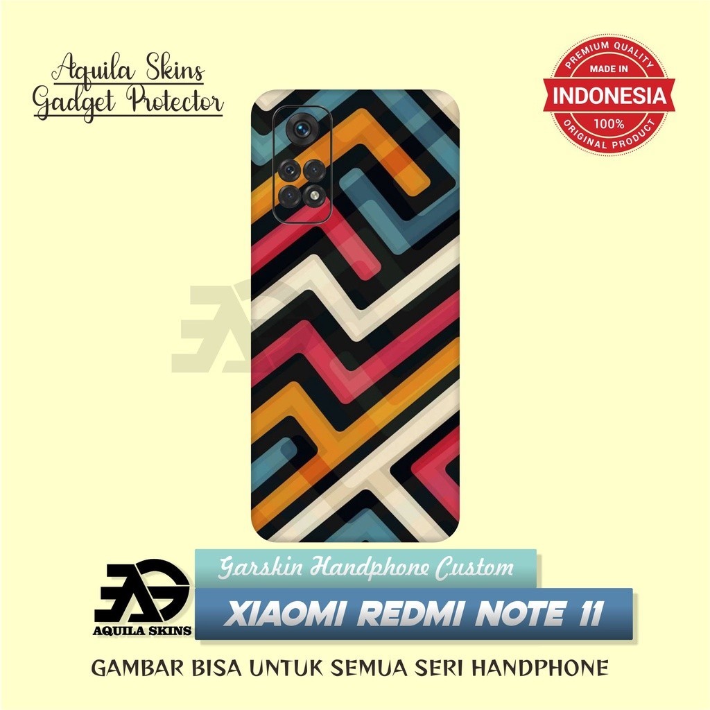 XIAOMI Redmi Note 11 Garskin Hp Stiker Hp Skin Handphone Stiker Casing Anti Jamur Custom
