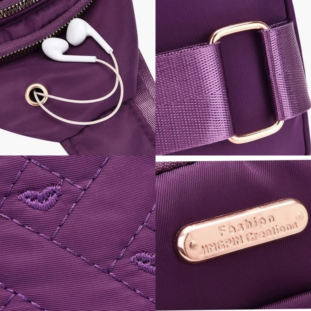 Tas Selempang Wanita Waist Bag Anti Air Jingpin Original Haveli Slingbag Bahu Dada Cewek Murah Fashi