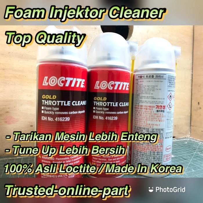 Pembersih Ruang Bakar Loctite Injeksi Cleaner 250Ml Gold