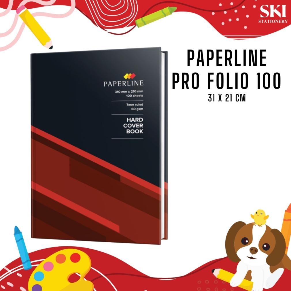 

BUKU HARD COVER FOLIO 100 PAPERLINE PRO EDITION TERMURAH BANGET