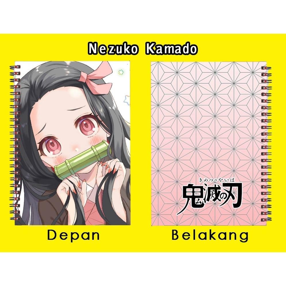 

NOTE BOOK / BUKU CATATAN / ANIME KIMETSU NO YAIBA UK A5 FULL COLOUR BISA COD
