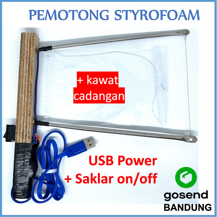 

Terlaris Alat Potong Cutter Pemotong Sterofoam Busa Gabus Styrofoam Elektrik SALE