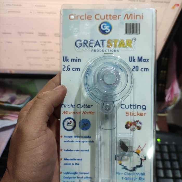 

Terlaris circle cutter 2.6 cm sd 20 cm gs SALE