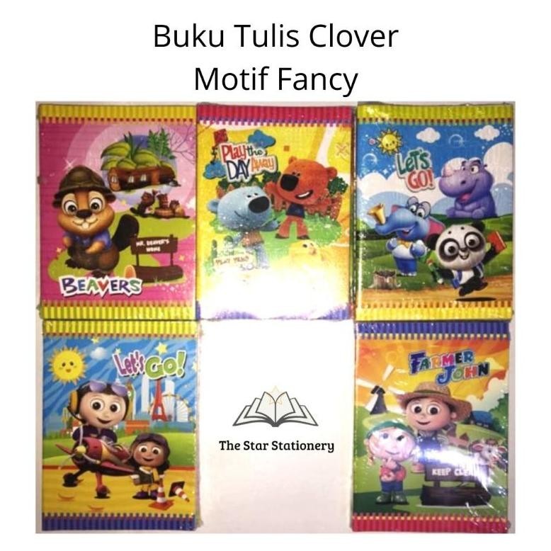 

(1 PACK ISI 10 BUKU) BUKU TULIS CLOVER 38 LEMBAR / BUKU TULIS MURAH 38 LEMBAR KERTAS TIPIS 45 GRAM UKURAN 20 X 15 GRATIS ONGKIR