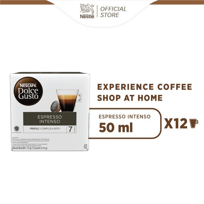 

Nescaf Dolce Gusto Espresso Intenso 1 Box (12 Kapsul = 12 Gelas)