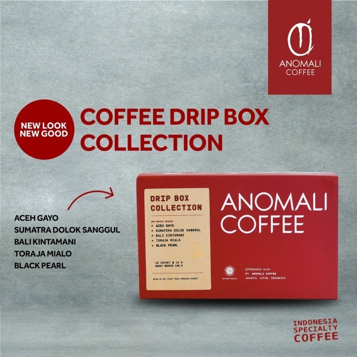 

Ready ANOMALI DRIP BOX COLLECTION + 100 grams coffee beans