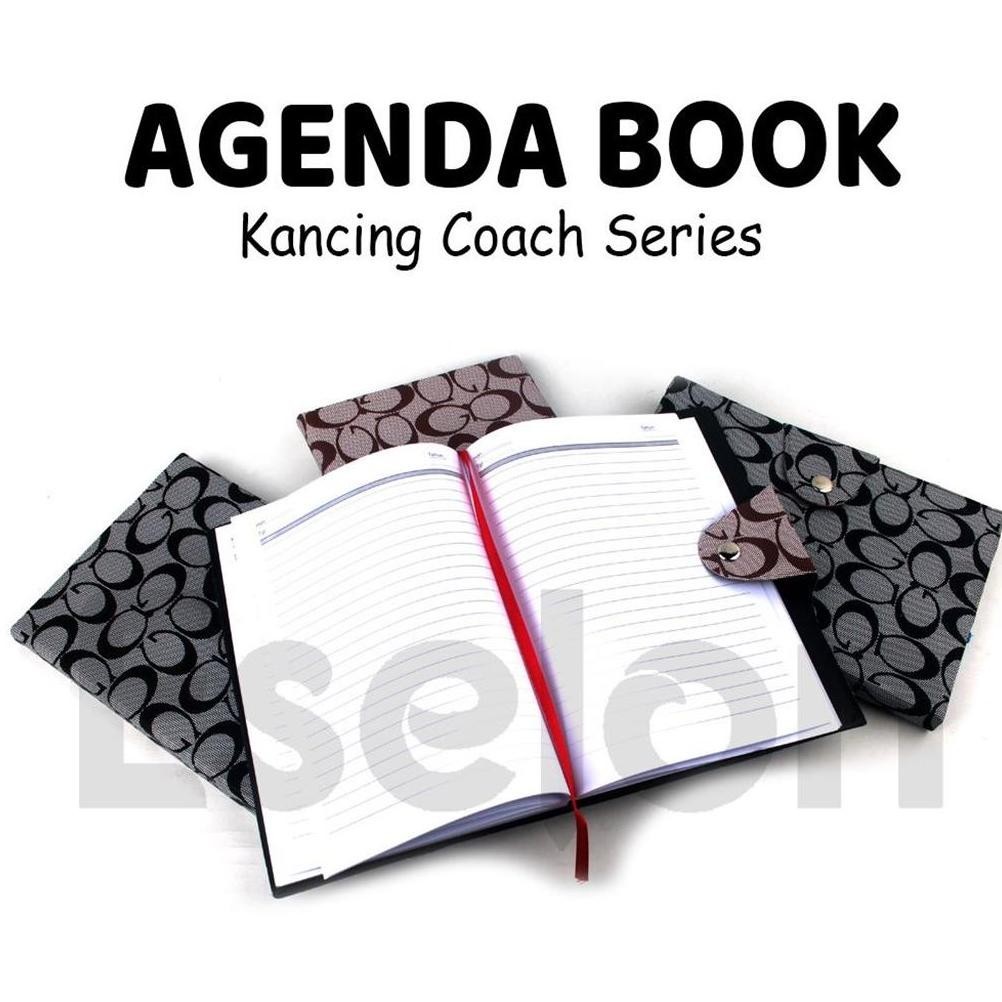 

AGENDA KULIT ERICA + KANCING COACH / NOTEBOOK A5 105LEMBAR BISA COD