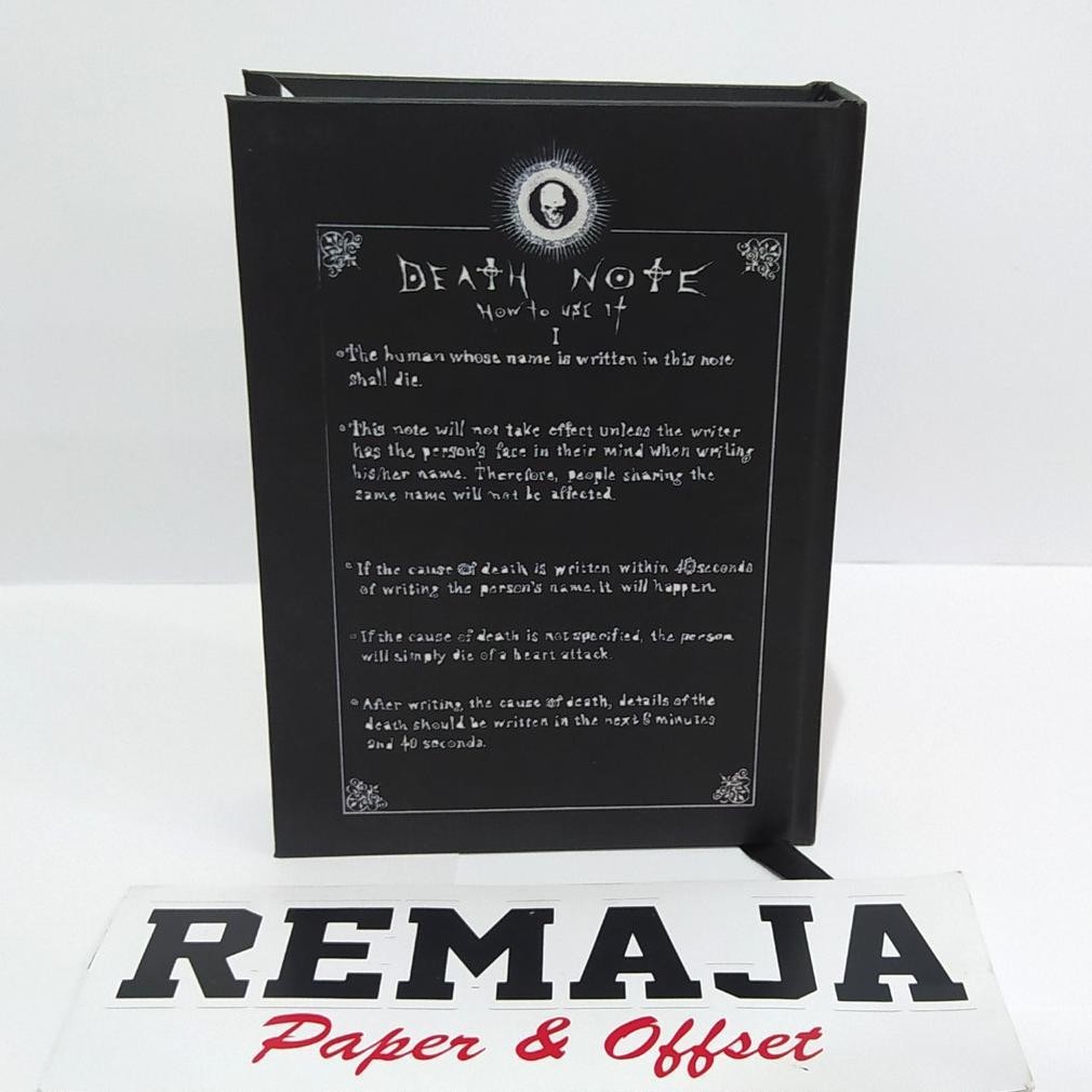 

NOTE BOOK DEATH NOTE/ BUKU TULIS CATATAN NOTES COD